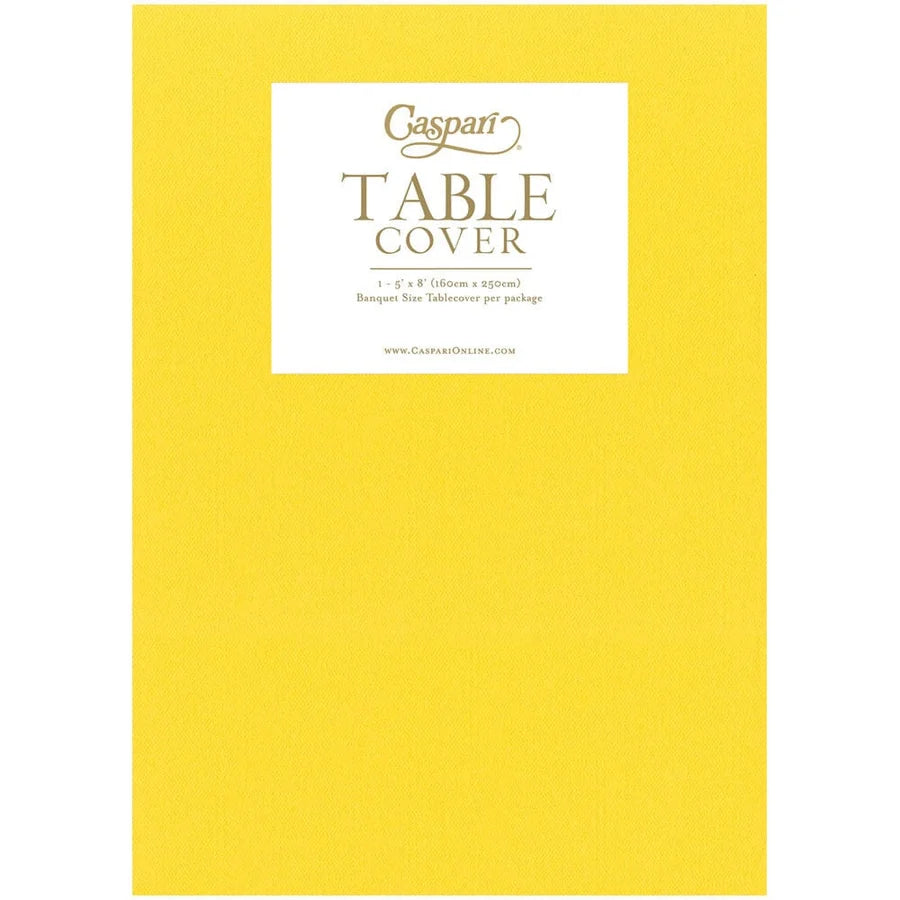Solid Airlaid Tablecover Yellow Paper Linen