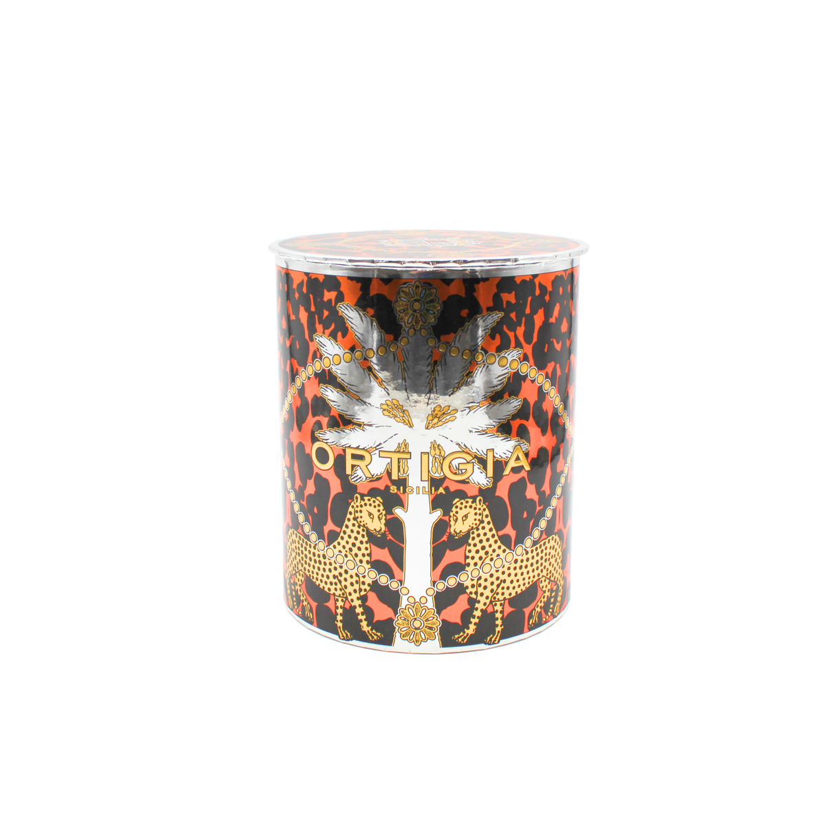 Ambra Nera Medium Decorated Candle 13.4oz