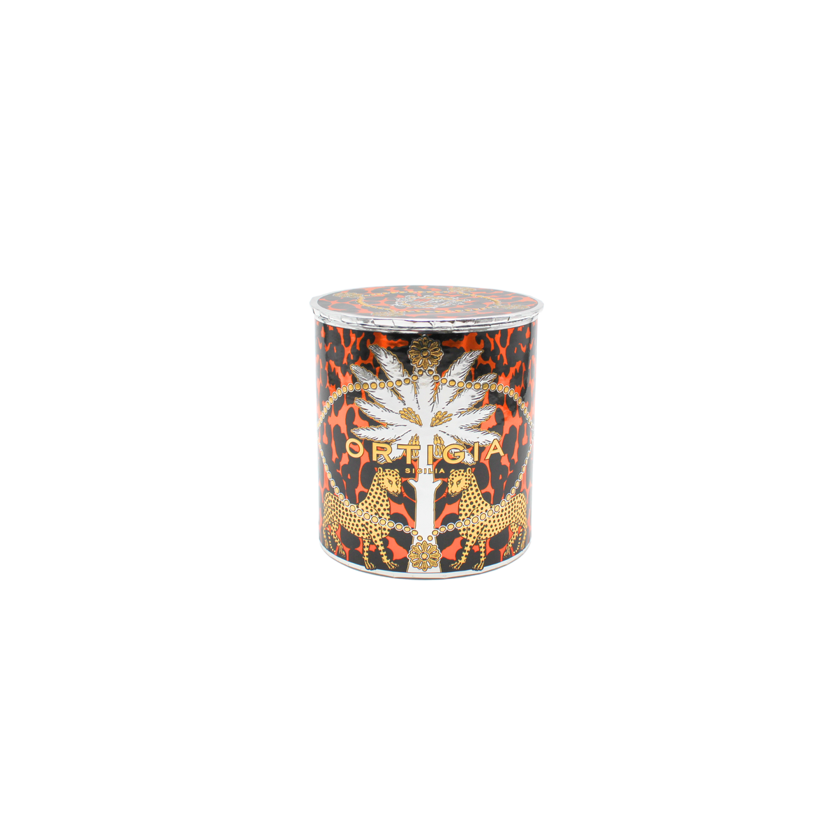Ambra Nera Small Decorated Candle 5.3oz