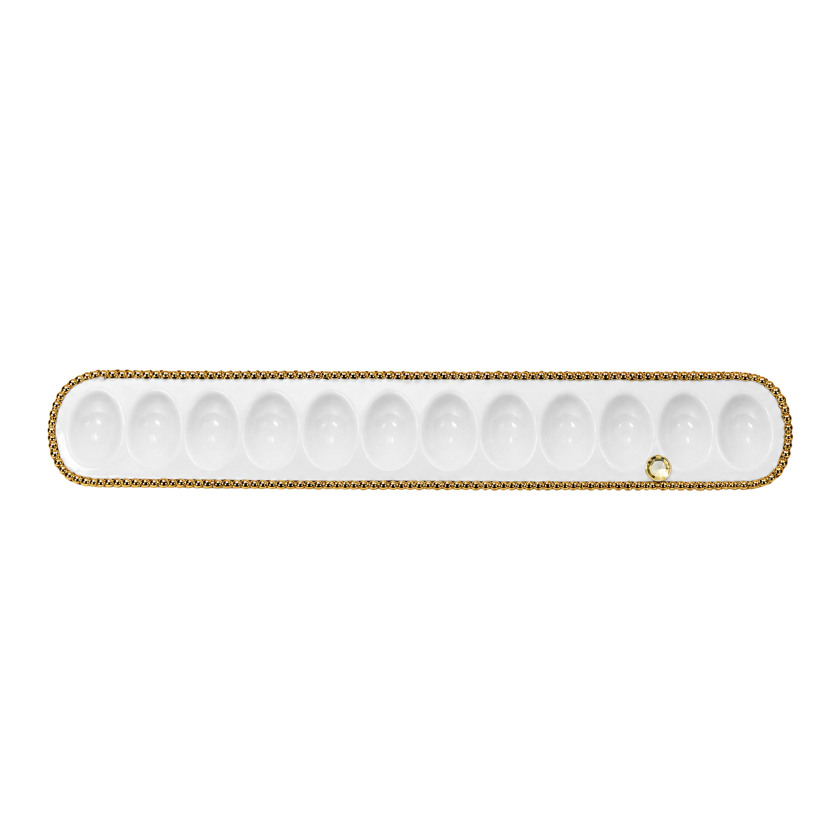 Deviled Egg Tray W/Gold