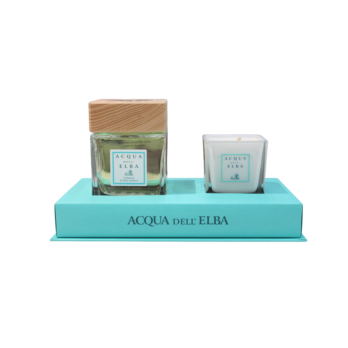 Home Gift Box - Limonaia Di Sant'andrea Diffuser 6.8 Fl Oz + Candle 2.8 Oz