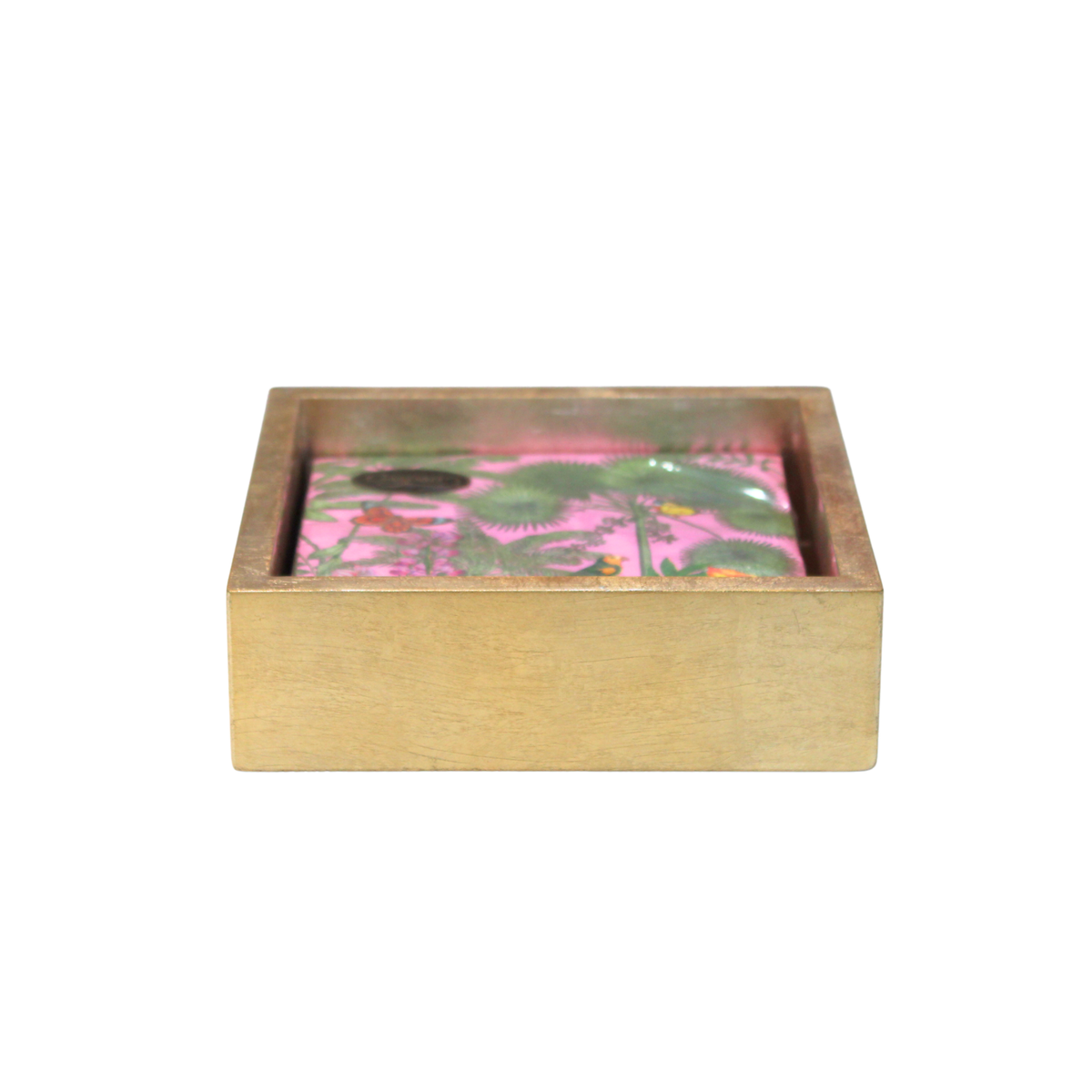Lacquer Cocktail Gold Leaf Holder