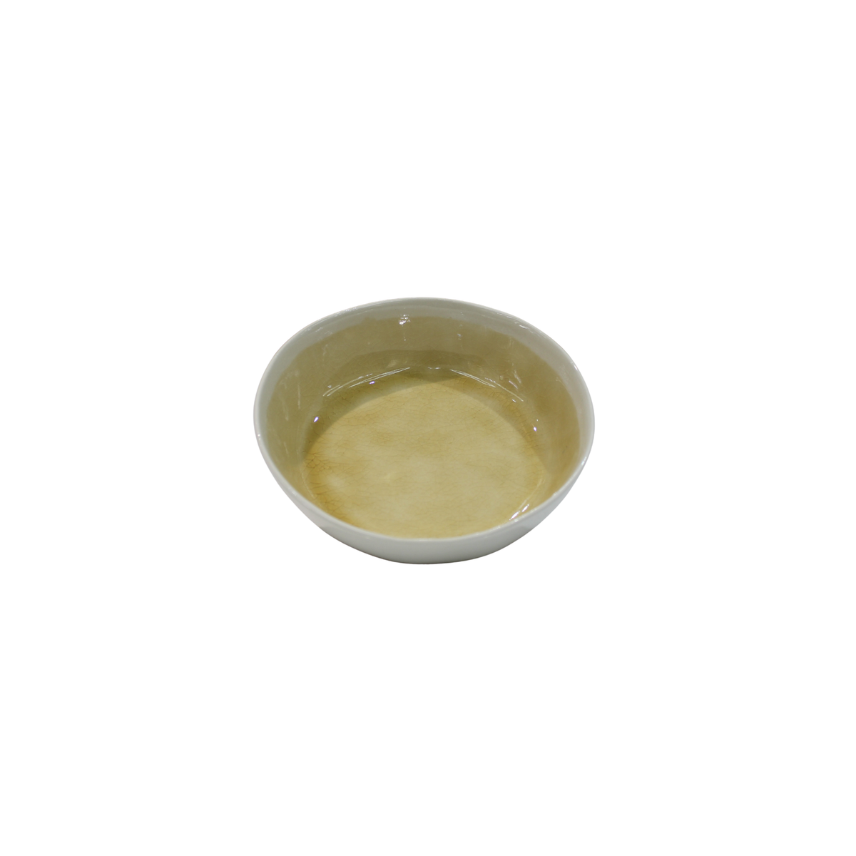 Cora Crackle Golden Cereal Soup Bowl