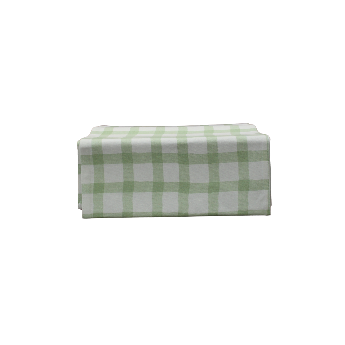 Painted Grid-Green Table Runner