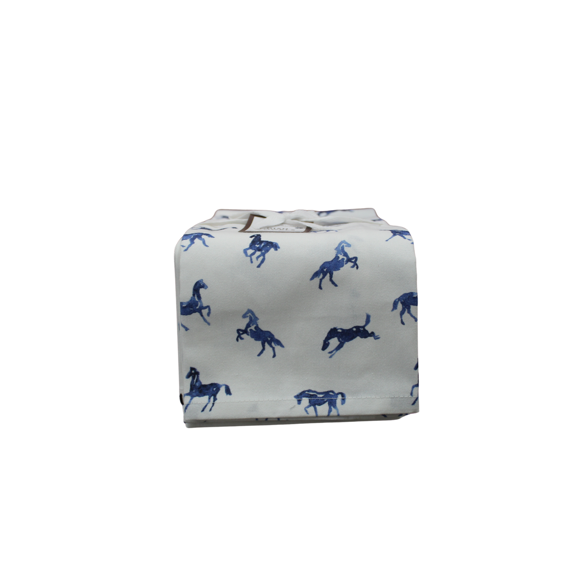 Horse Silhouette Cloth Dish Towels Blue