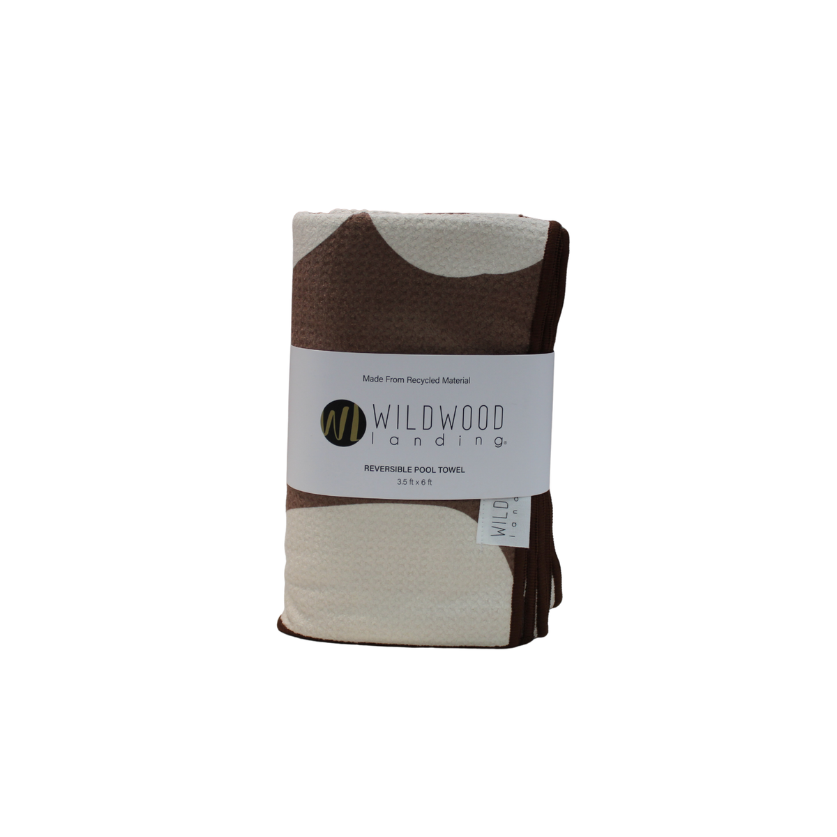 Checkmate Brown Pool Towel