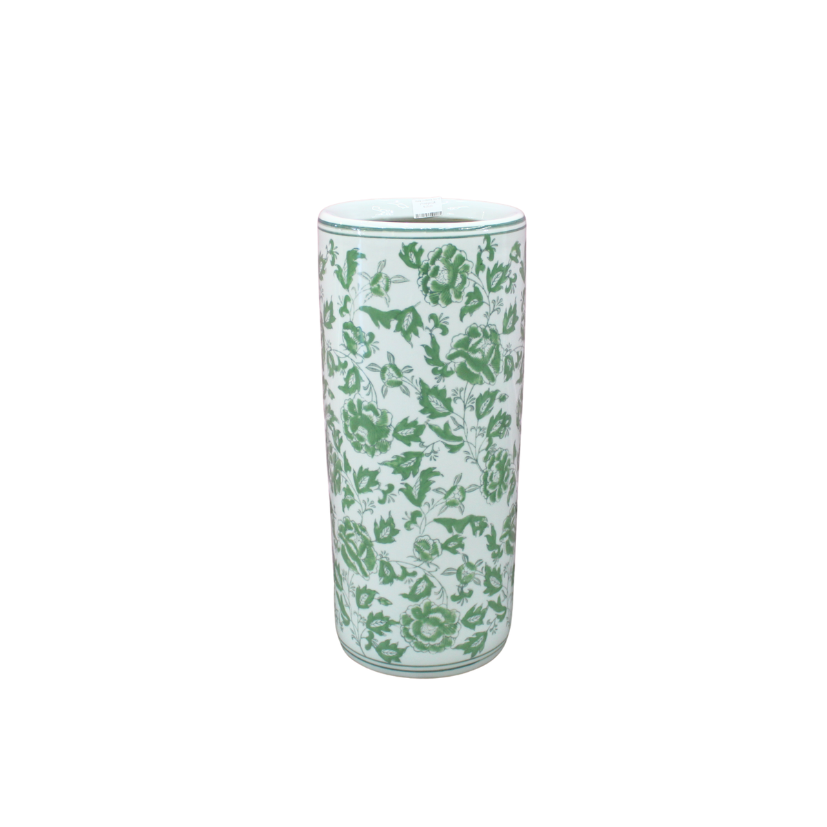 Floral Umbrella Stand Green