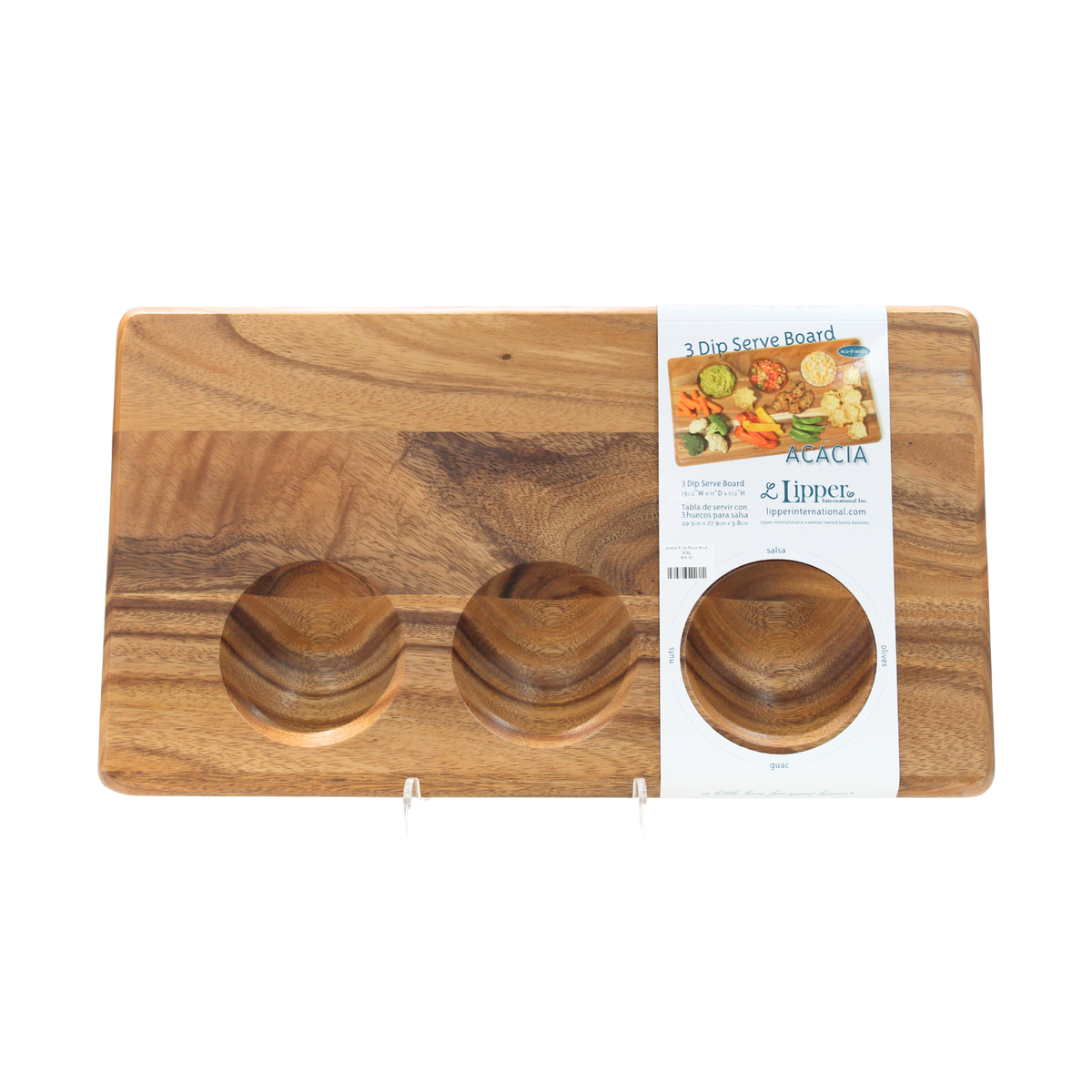Acacia 3 Dip Serve Bowl