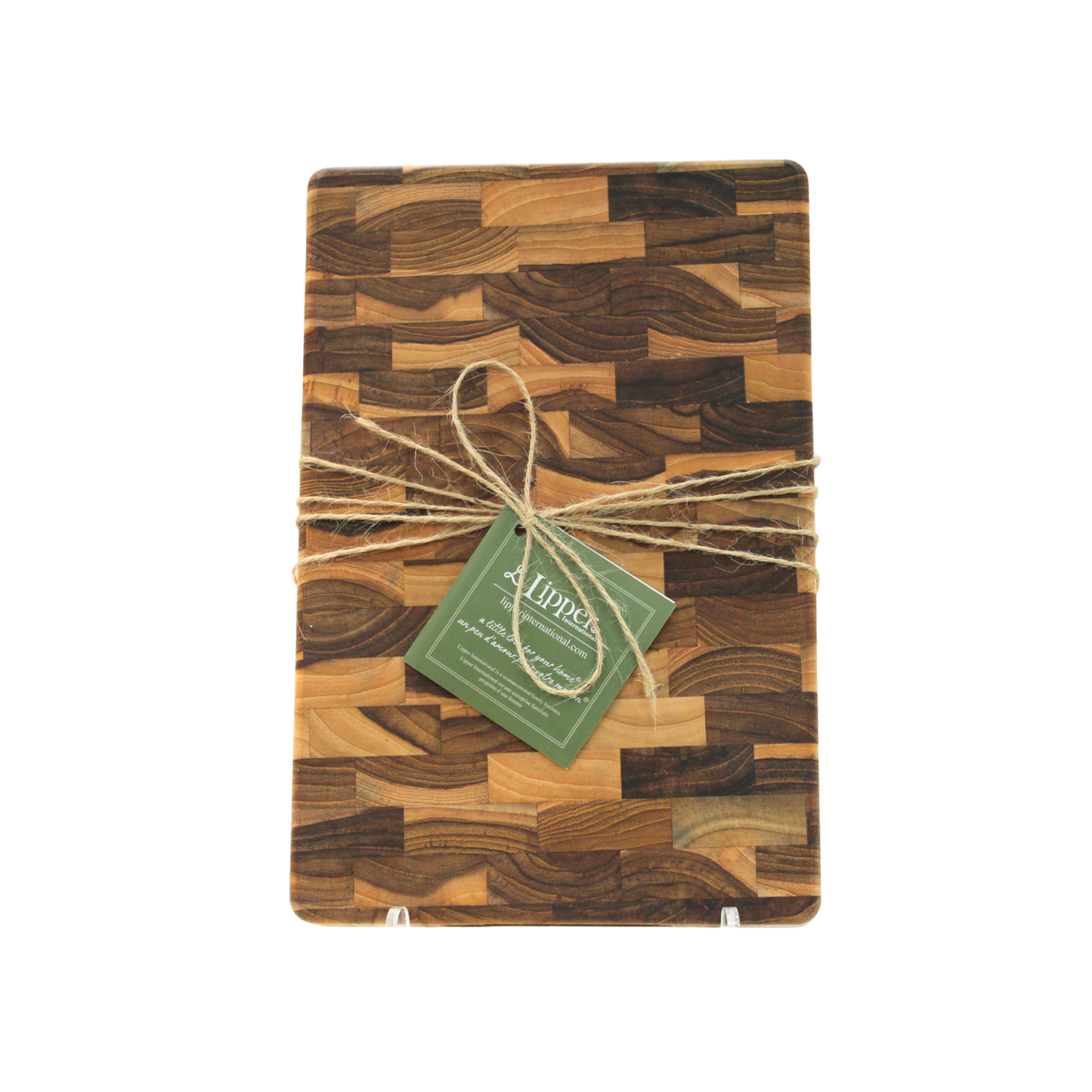 Teak End Grain Chopping Block w/Feet