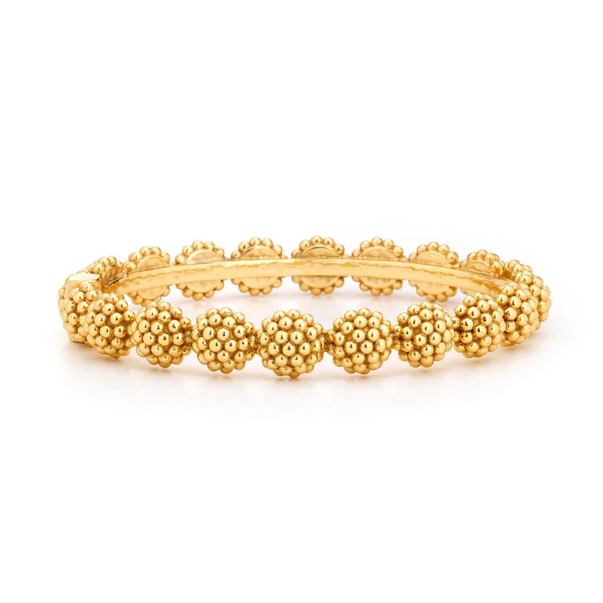 Berry Eternity Hinged Bangle, SM, Gold