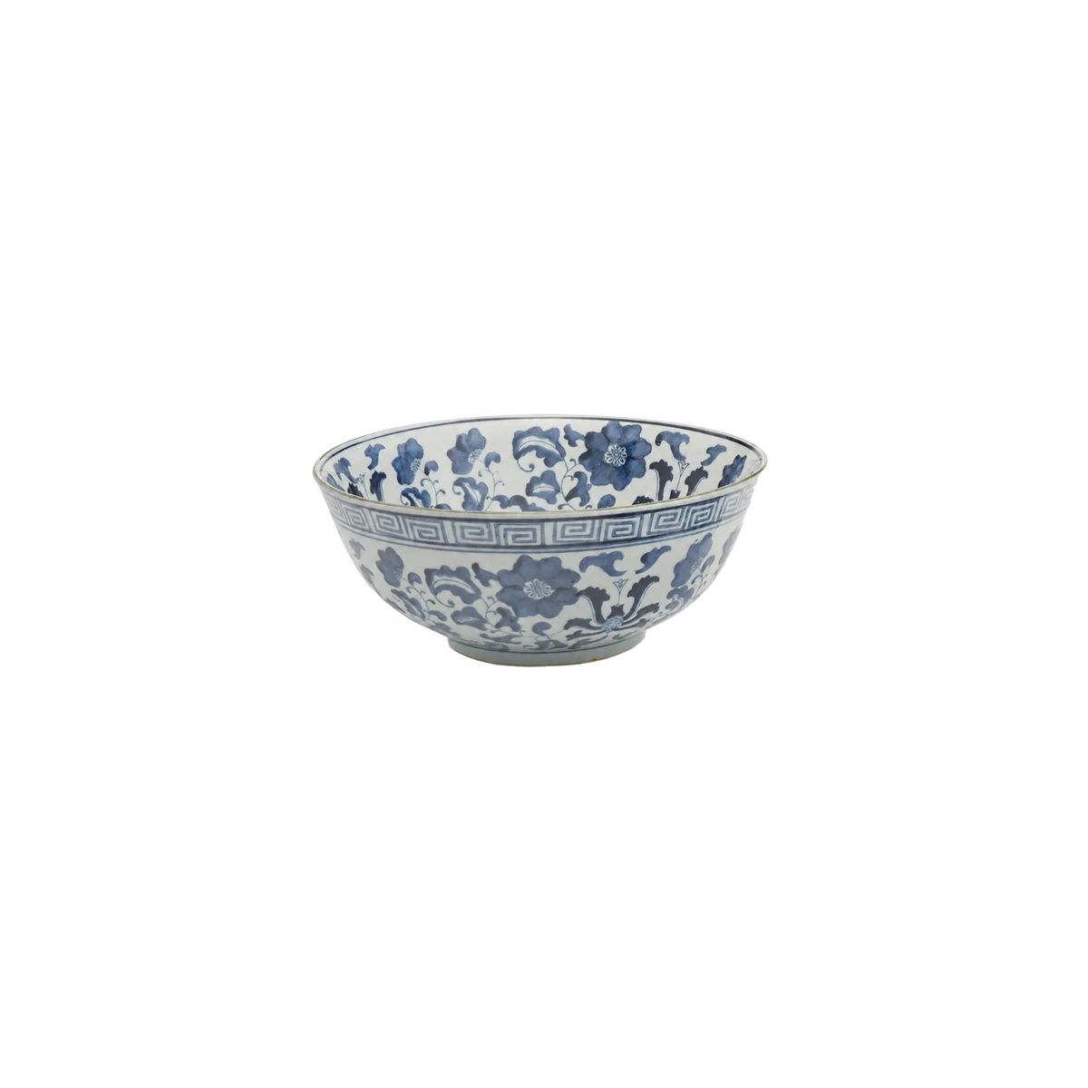 Blue and White Lotus Flower Bowl Small