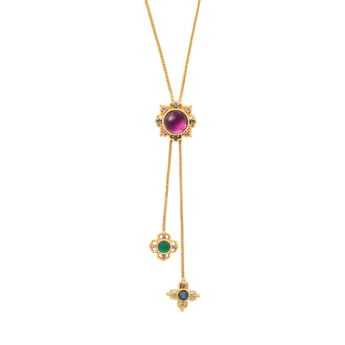 Contessa Bolero Necklace 24" Multi
