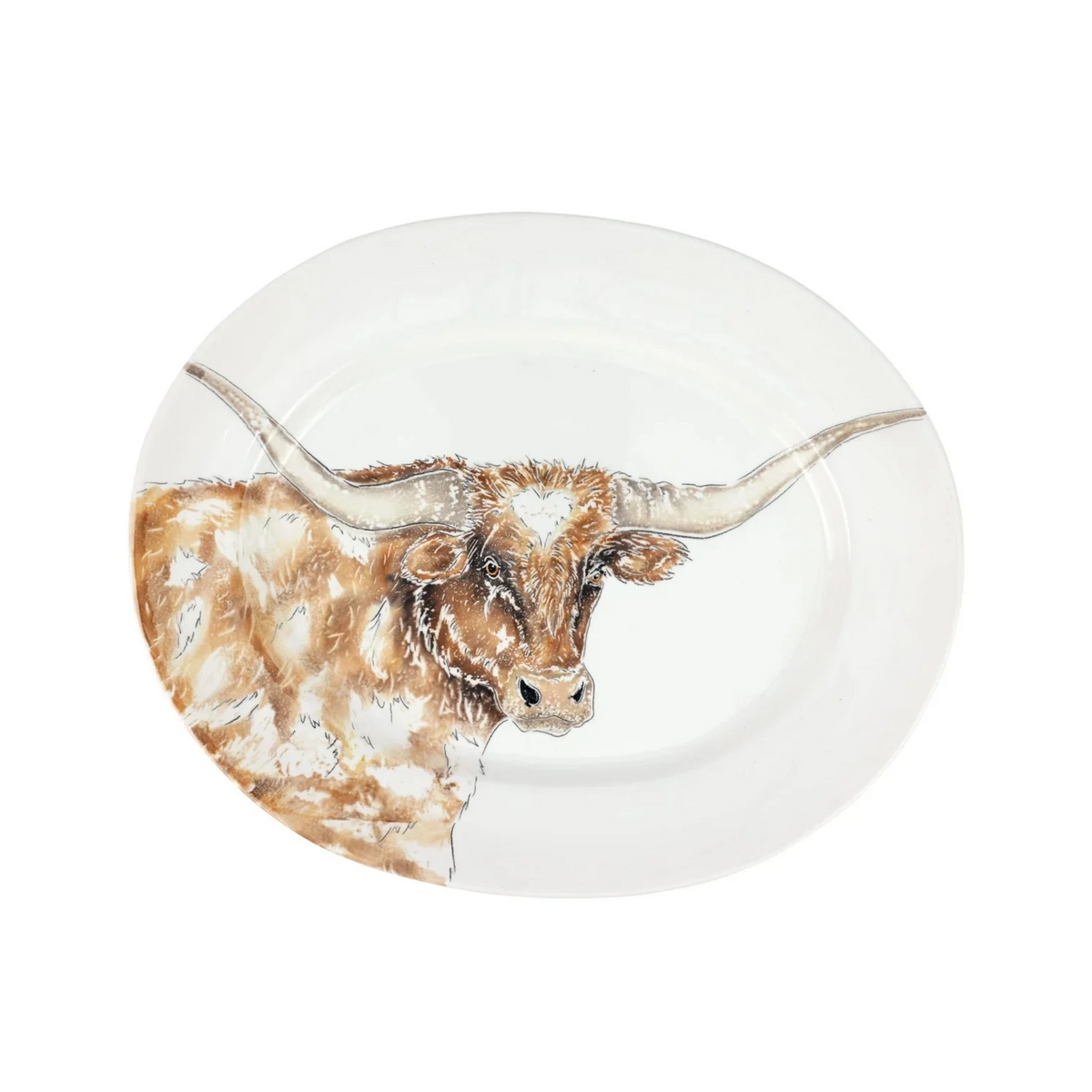 Fattoria Longhorn Large Oval Platter