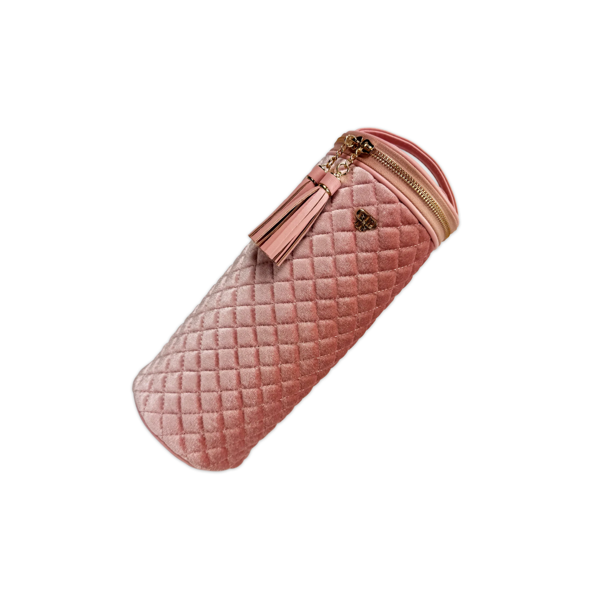 Hot Tool Holder Blush Velvet Quilted