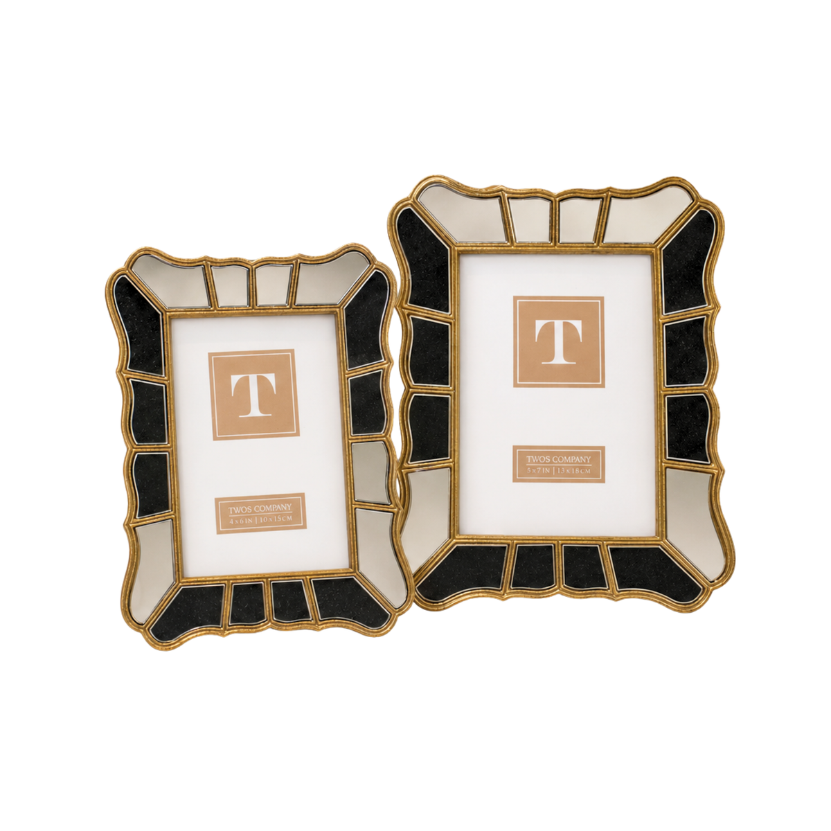 S/2 Heirloom Gold Photo Frames