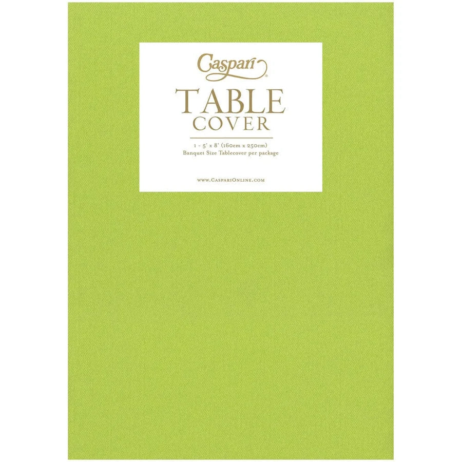 Solid Airlaid Tablecover Lime Green - Paper Linen