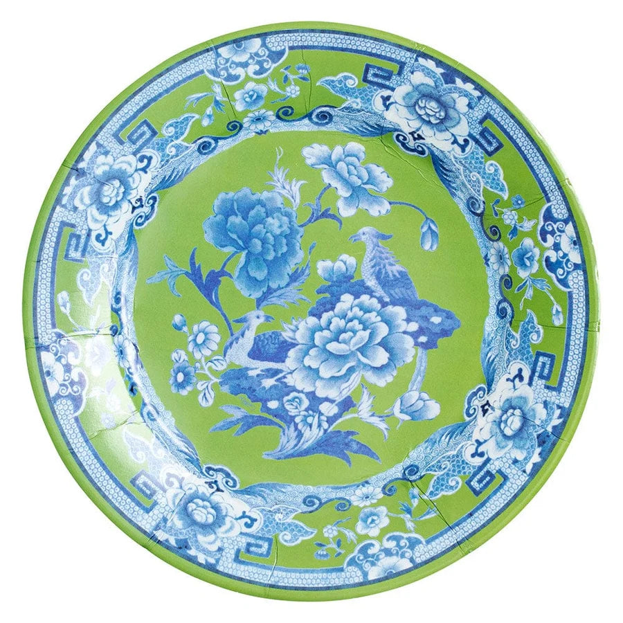 Dinner Plates - Green And Blue Plate