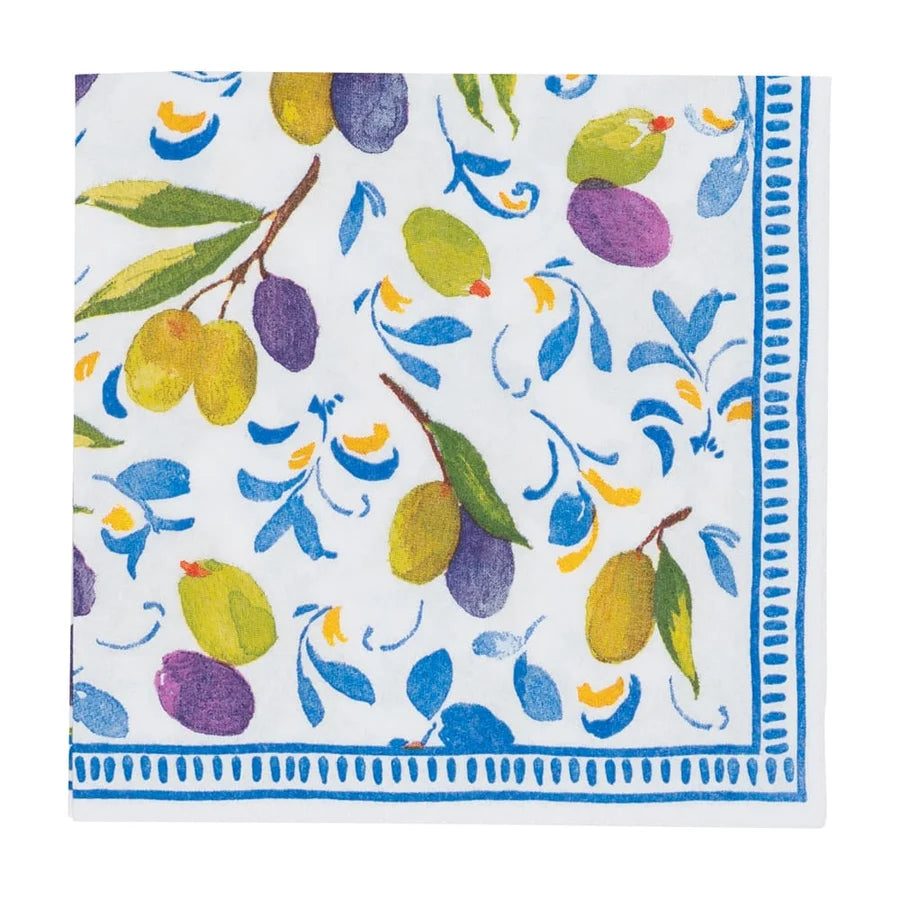 Napkin Cocktail - Mediterranean Blue