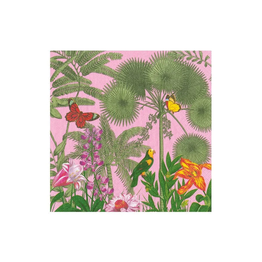 Napkin Cocktail - Paradise Garden Pink