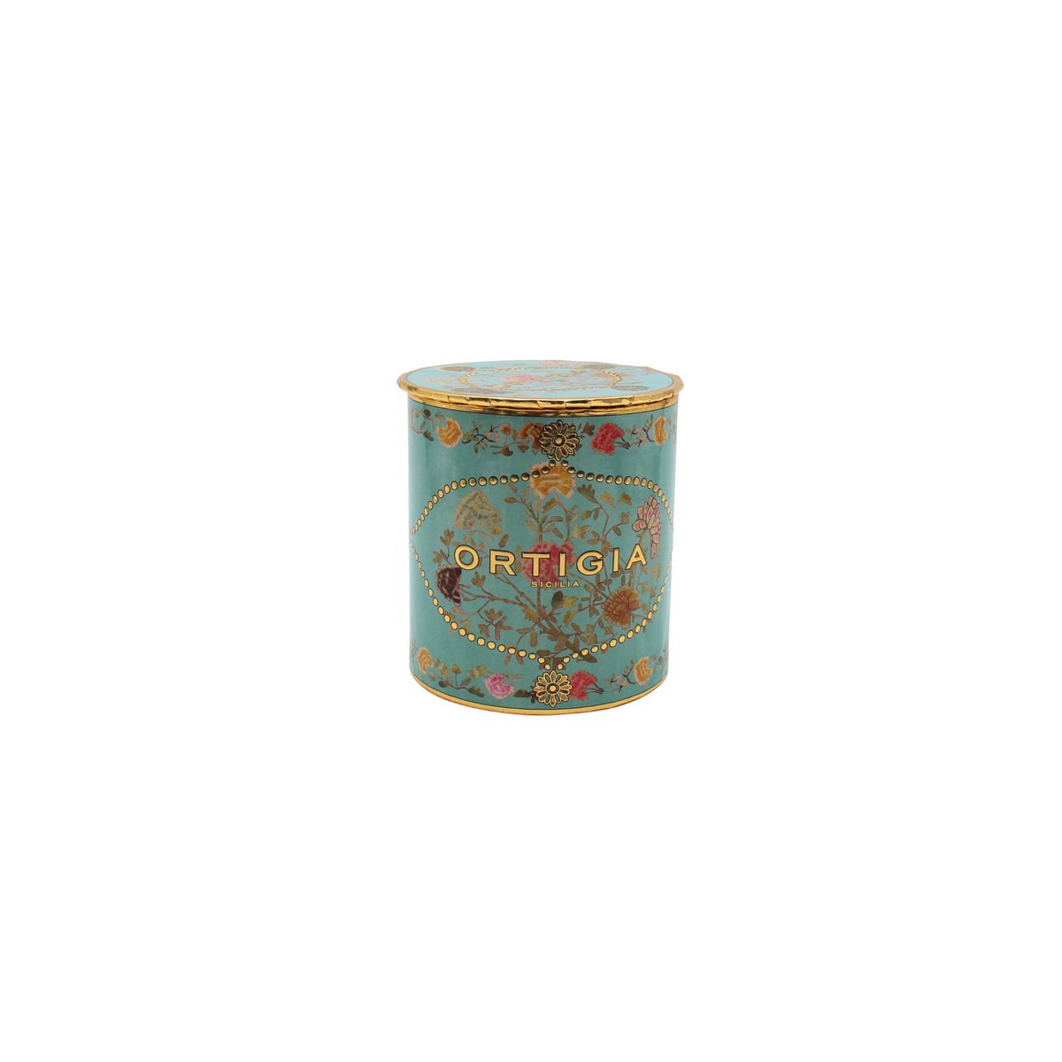 Ambra Nera Small Decorated Candle 5.3oz