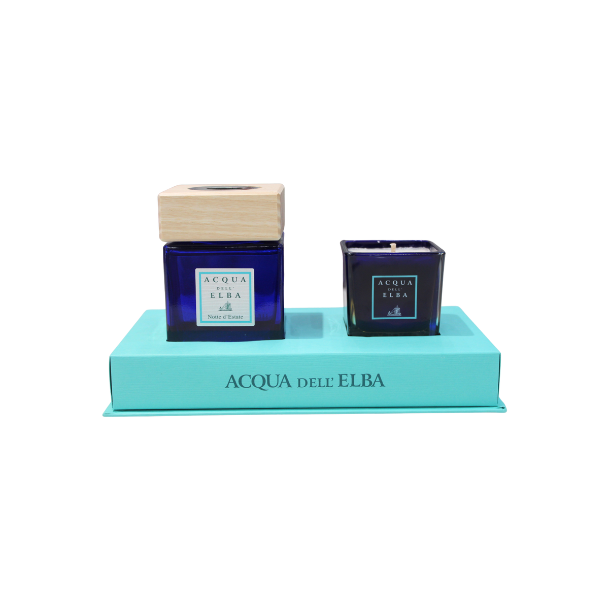 Home Gift Box - Notte D'estate Diffuser 6.8 Fl Oz + Candle 2.8 Oz