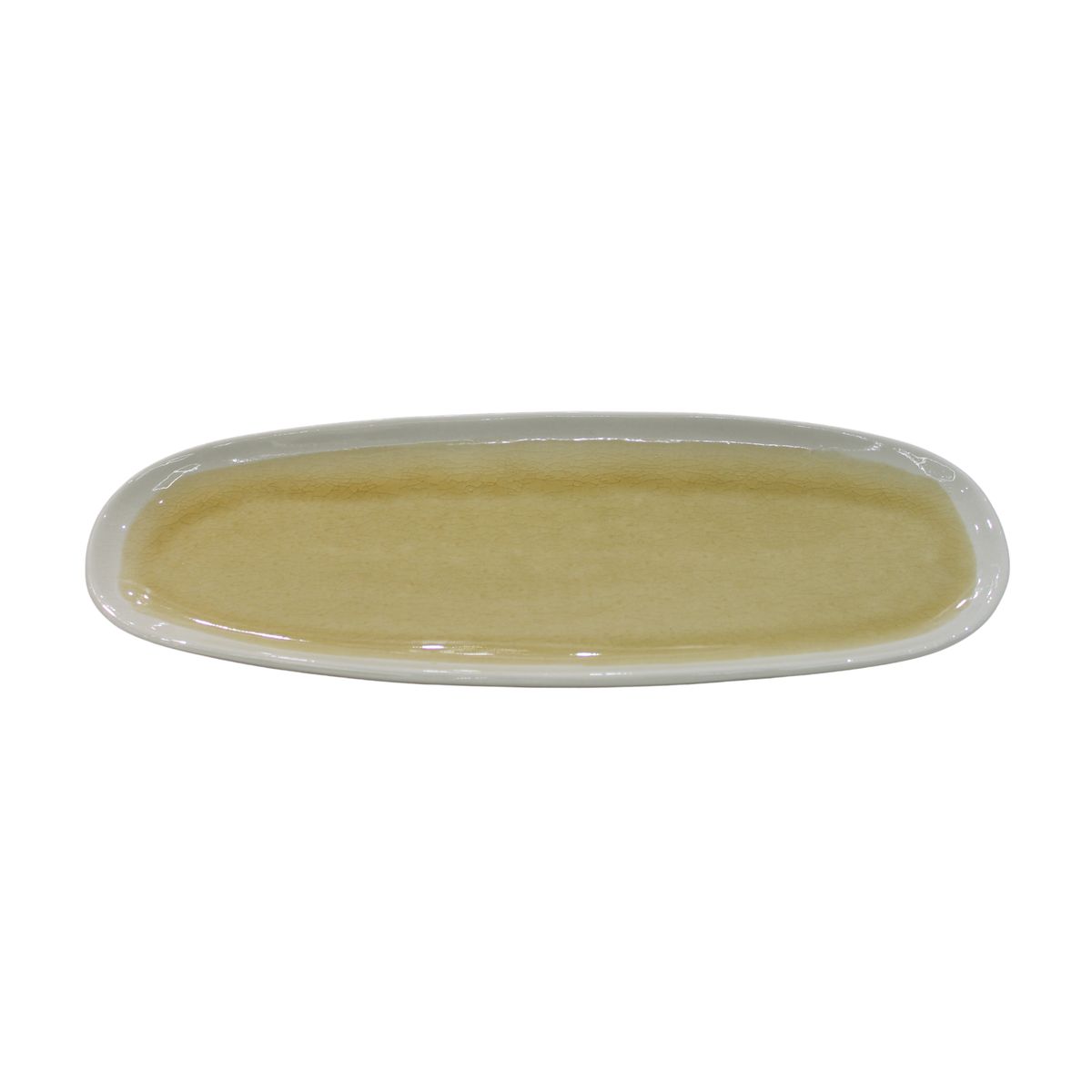 Cora Crackle-Golden Small Serving Platter