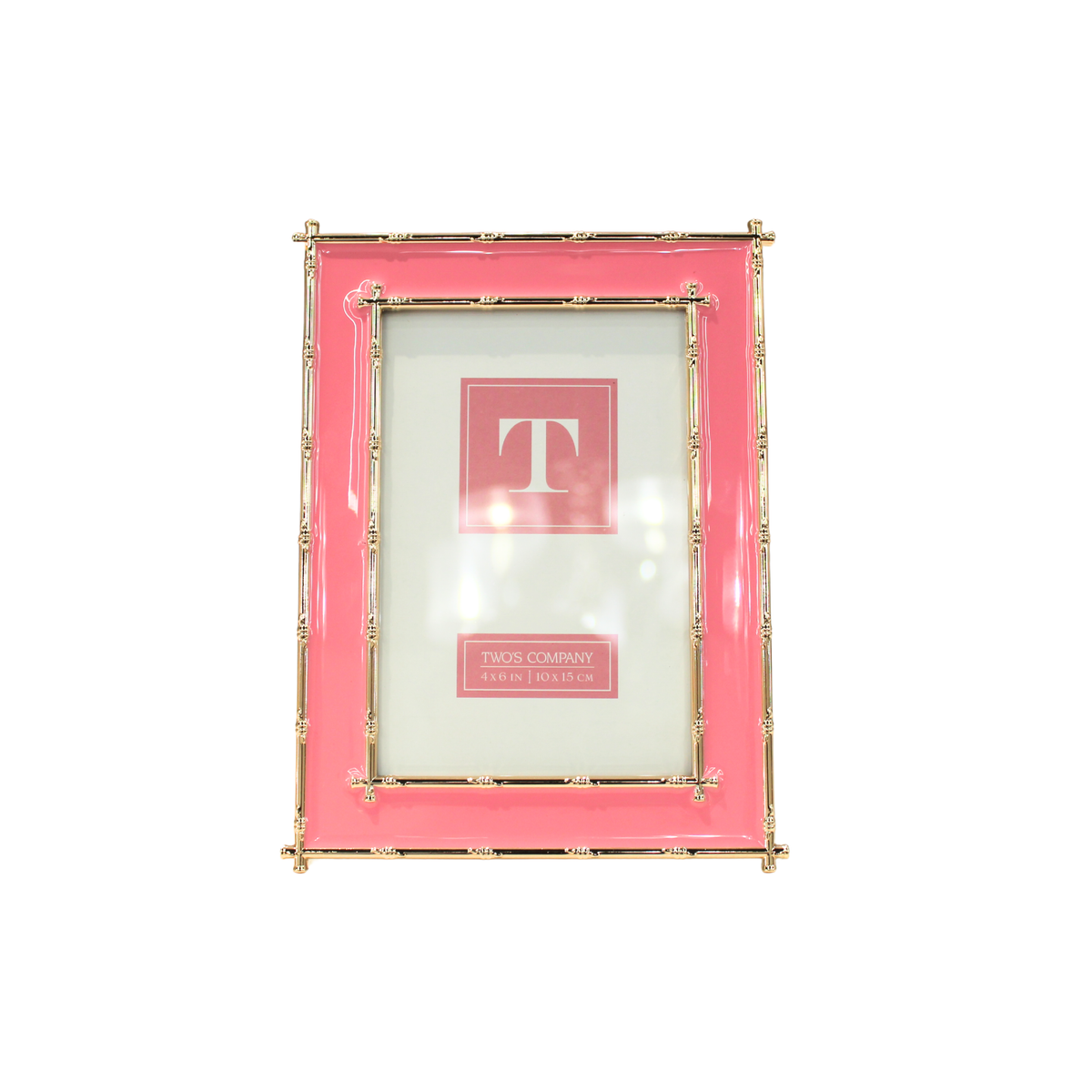 Bamboo Gold Edge Metal Frame 4x6