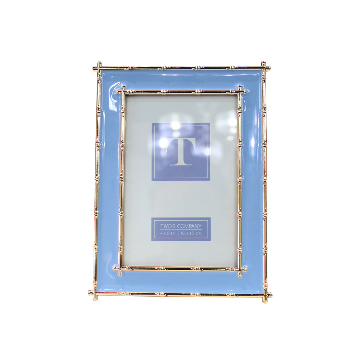 Bamboo Gold Edge Metal Frame 4x6