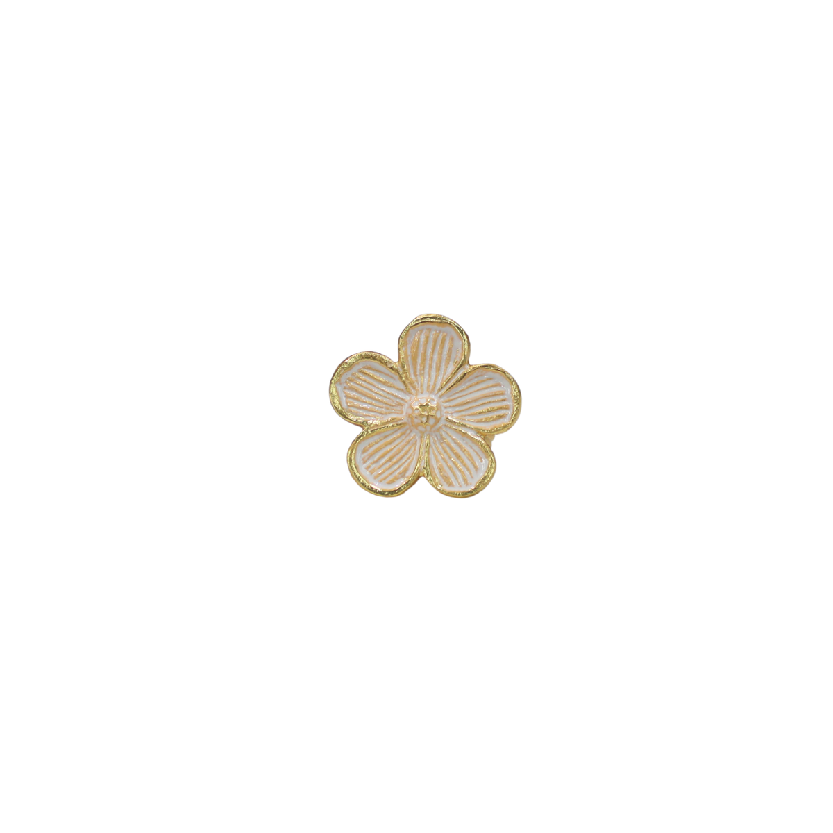 DAISY WHITE NAPKIN RING - PACK OF 4