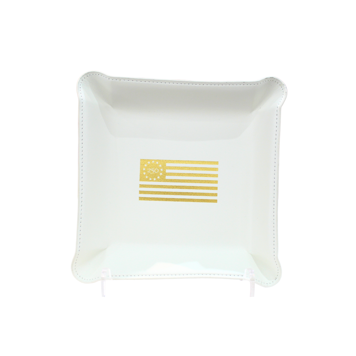 America 250 Valet Leather Tray Ivory