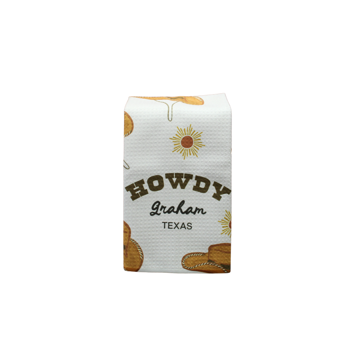 Howdy Custom Microfiber Midi Towel w/Graham, TX