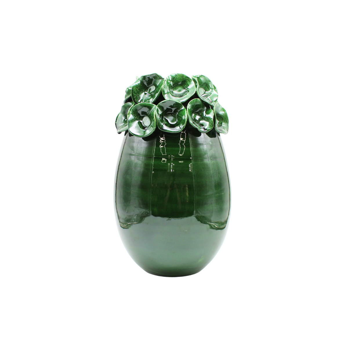 Vase Green Nasturtium